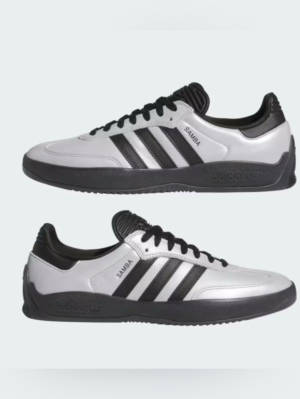 ADIDAS PUIG SAMBA SHOES MEN’S Low-Top Sneakers NEW SZ-10.5 Black and Silver